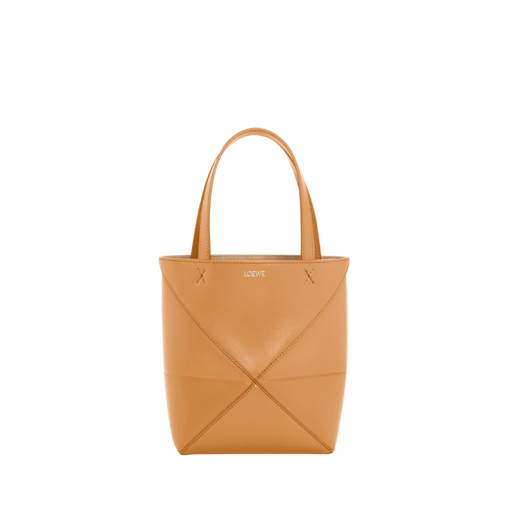 Puzzle Fold Tote Mini Marrón | Loewe