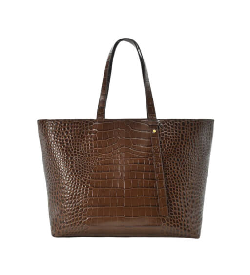 Bolso Bolso Shopping Coco Marrón de Leandra