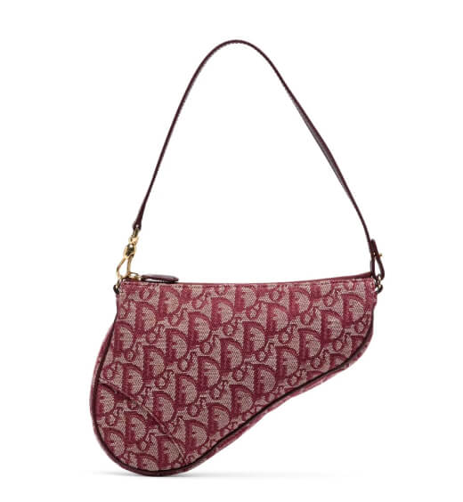 Bolso Saddle Burdeos de Dior