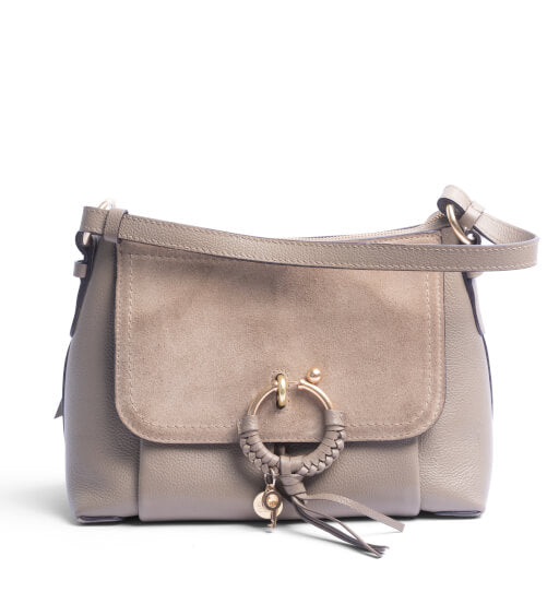 Bolso Bandolera Joan grande Beige de See by Chloé