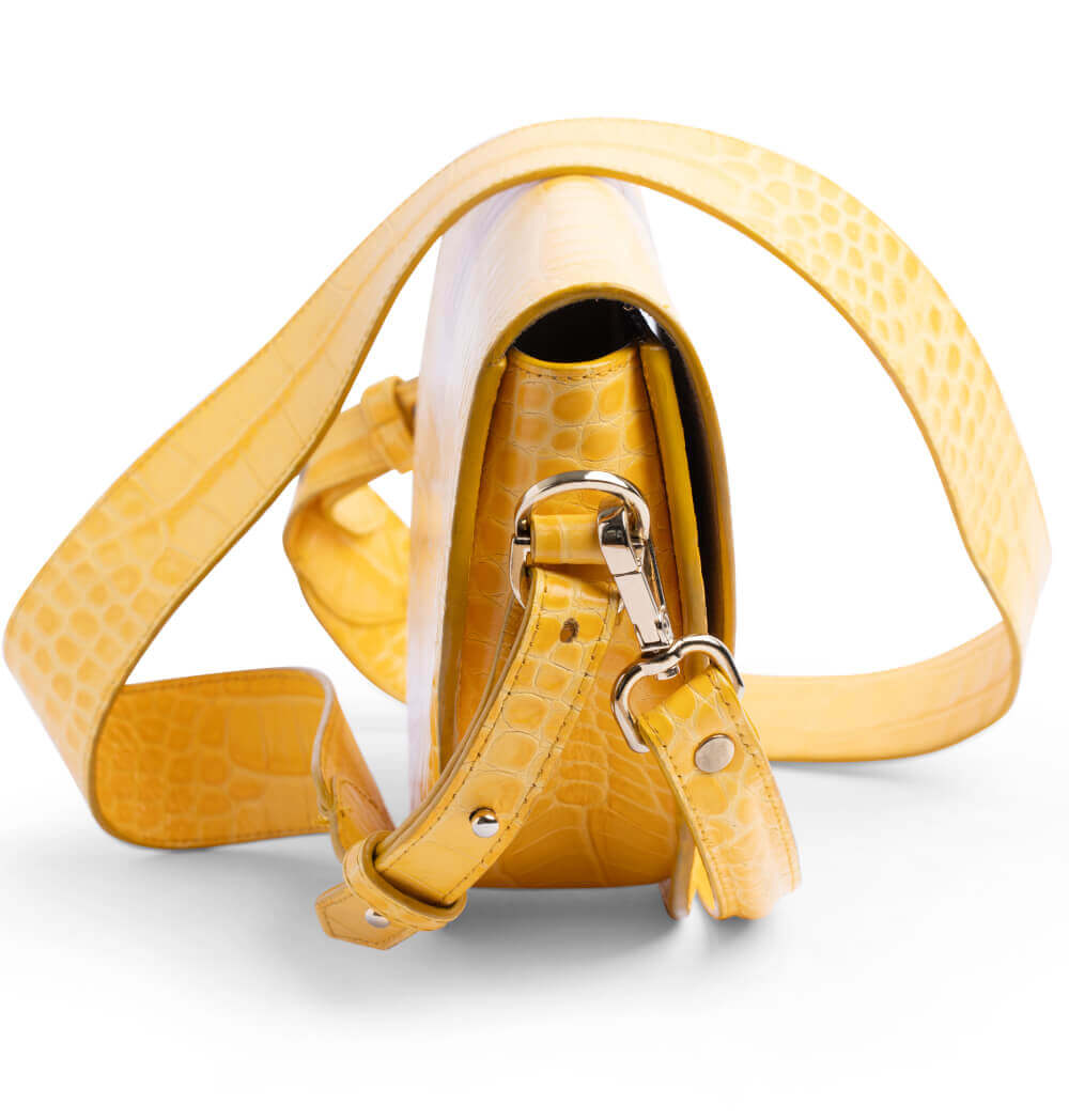 Saddle Coco Bag Mostaza | Leandra