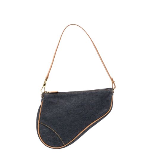 Bolso Saddle Denim Vintage de Dior