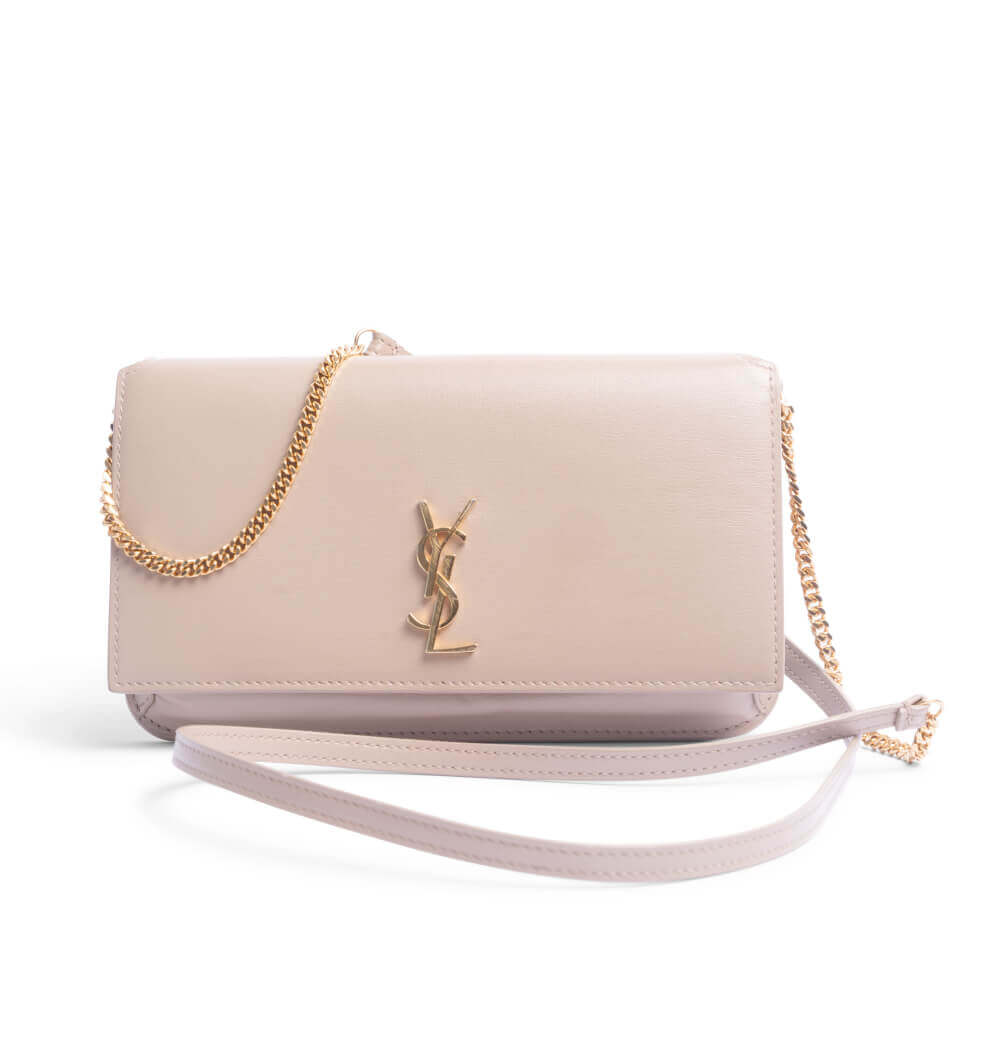 Bolso cartera con monograma Beige | Yves Saint Laurent