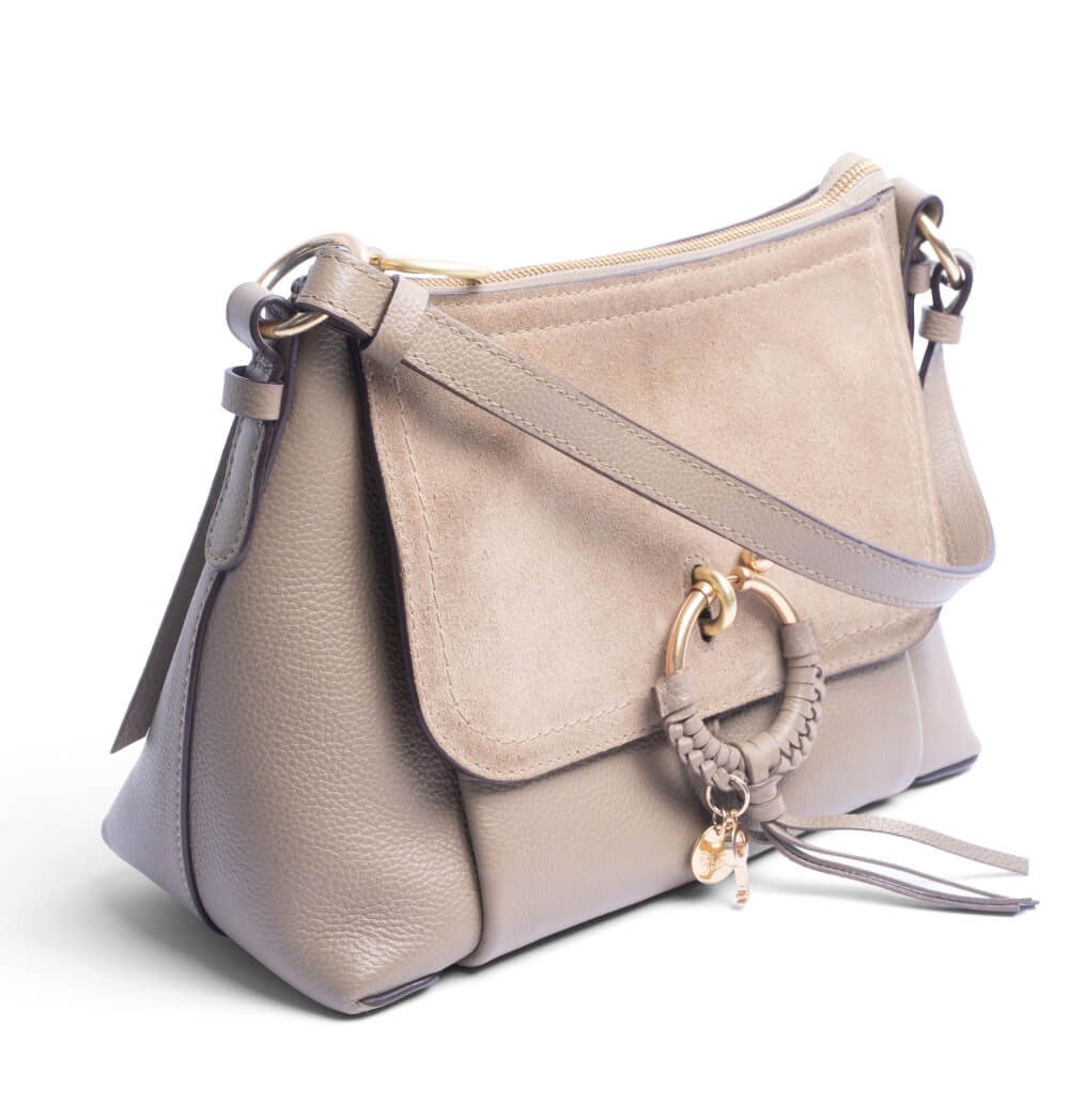 Bandolera Joan grande Beige | See by Chloé