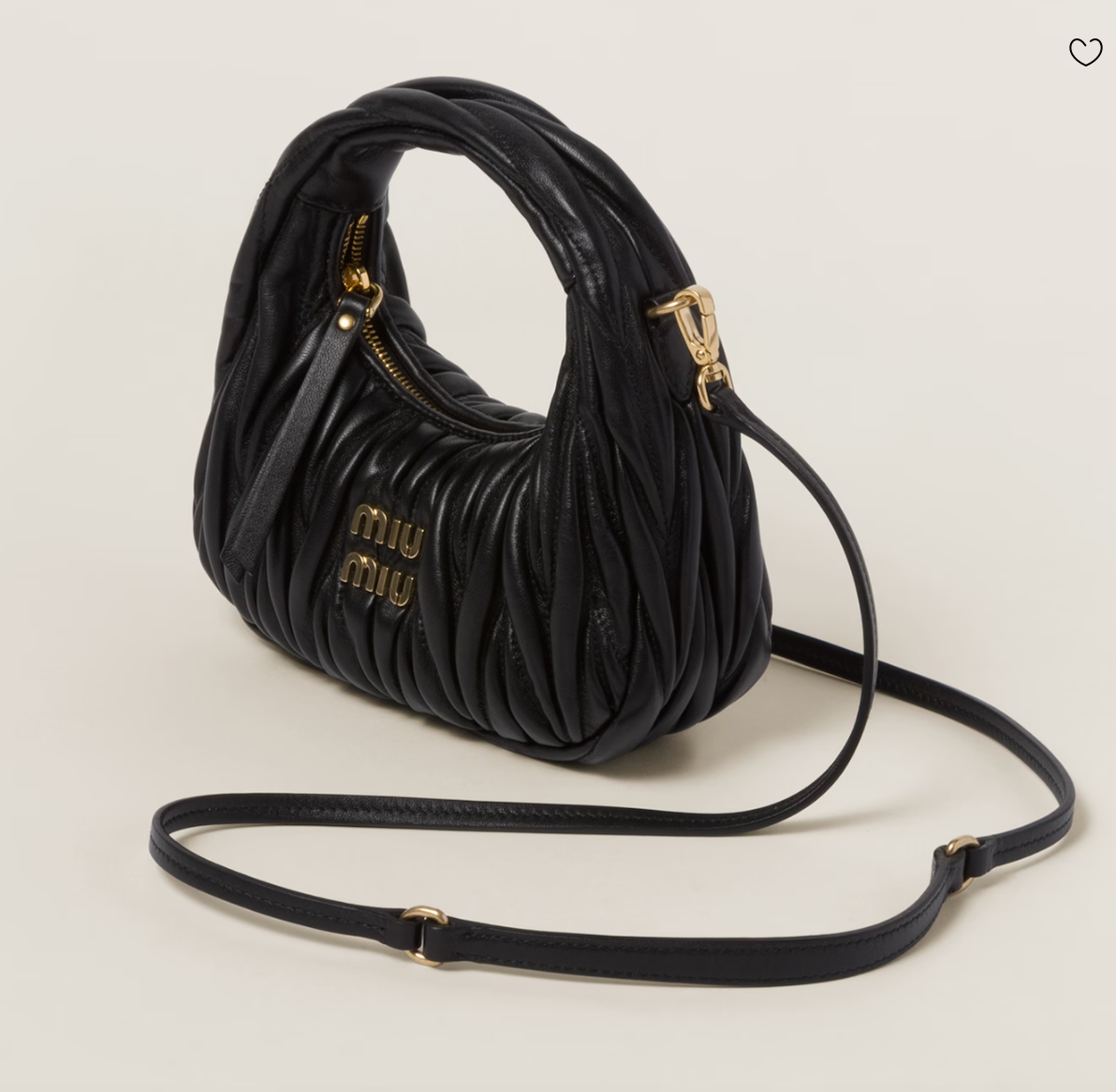 Wander Mini Negro | Miu Miu