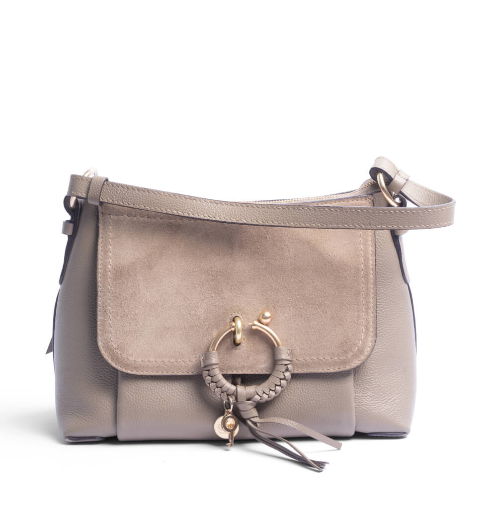 Bandolera Joan grande Beige | See by Chloé