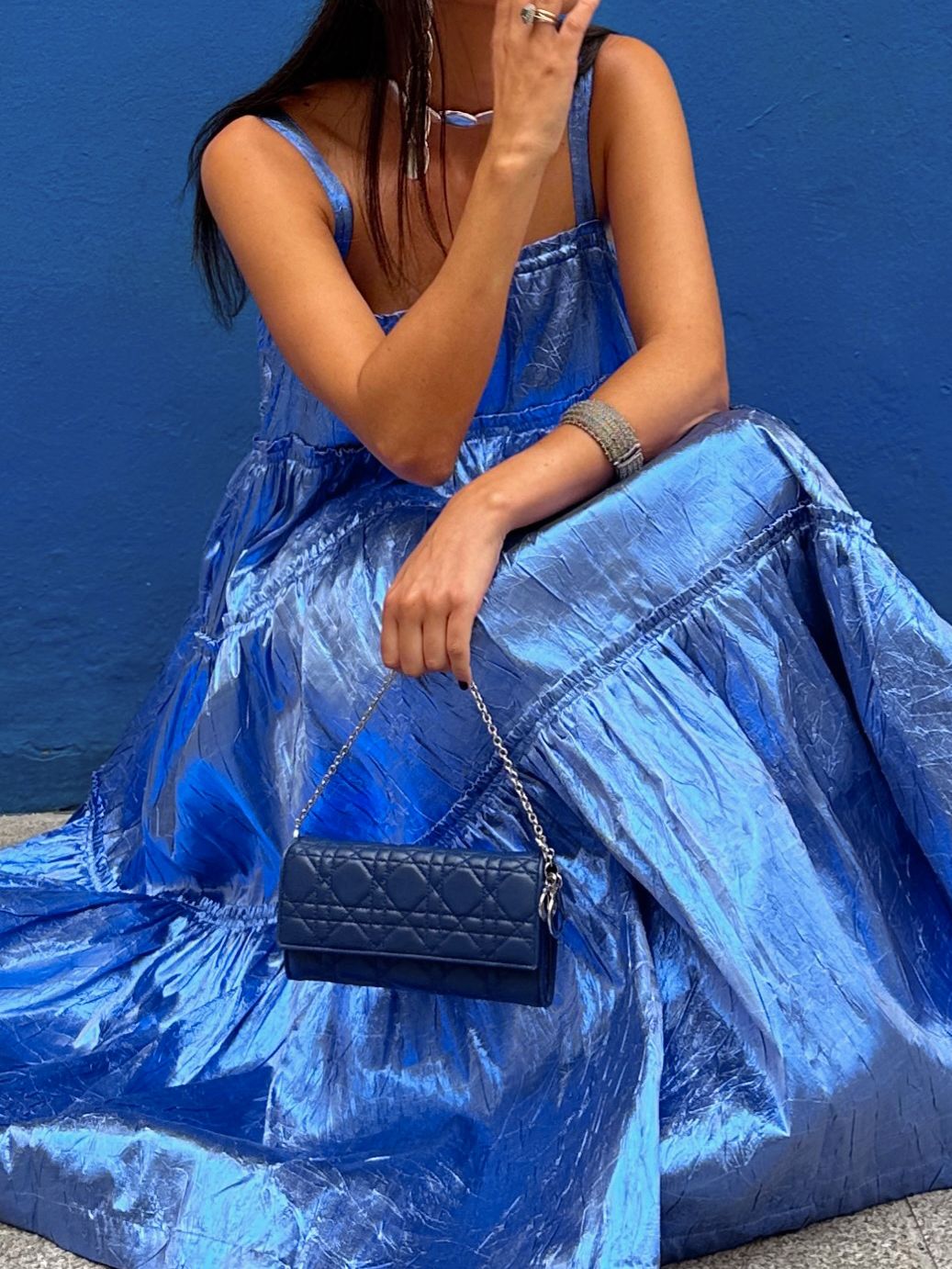 Cartera acolchada Cannage | Dior