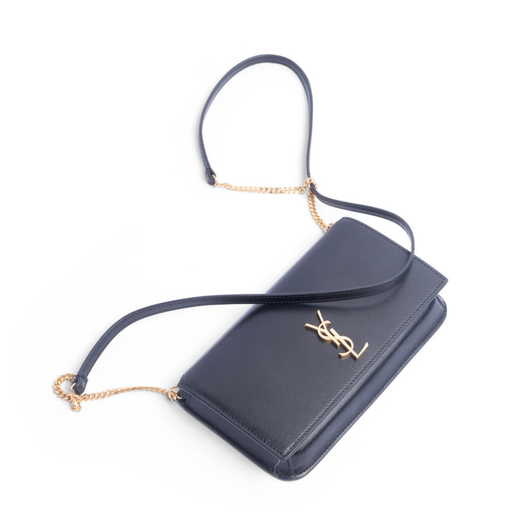 Bolso cartera con monograma Negro | Yves Saint Laurent