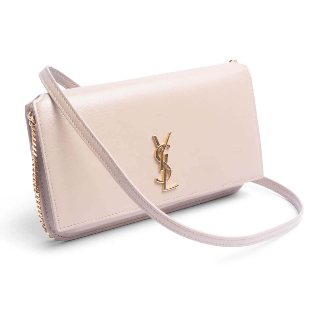 Bolso cartera con monograma Beige | Yves Saint Laurent