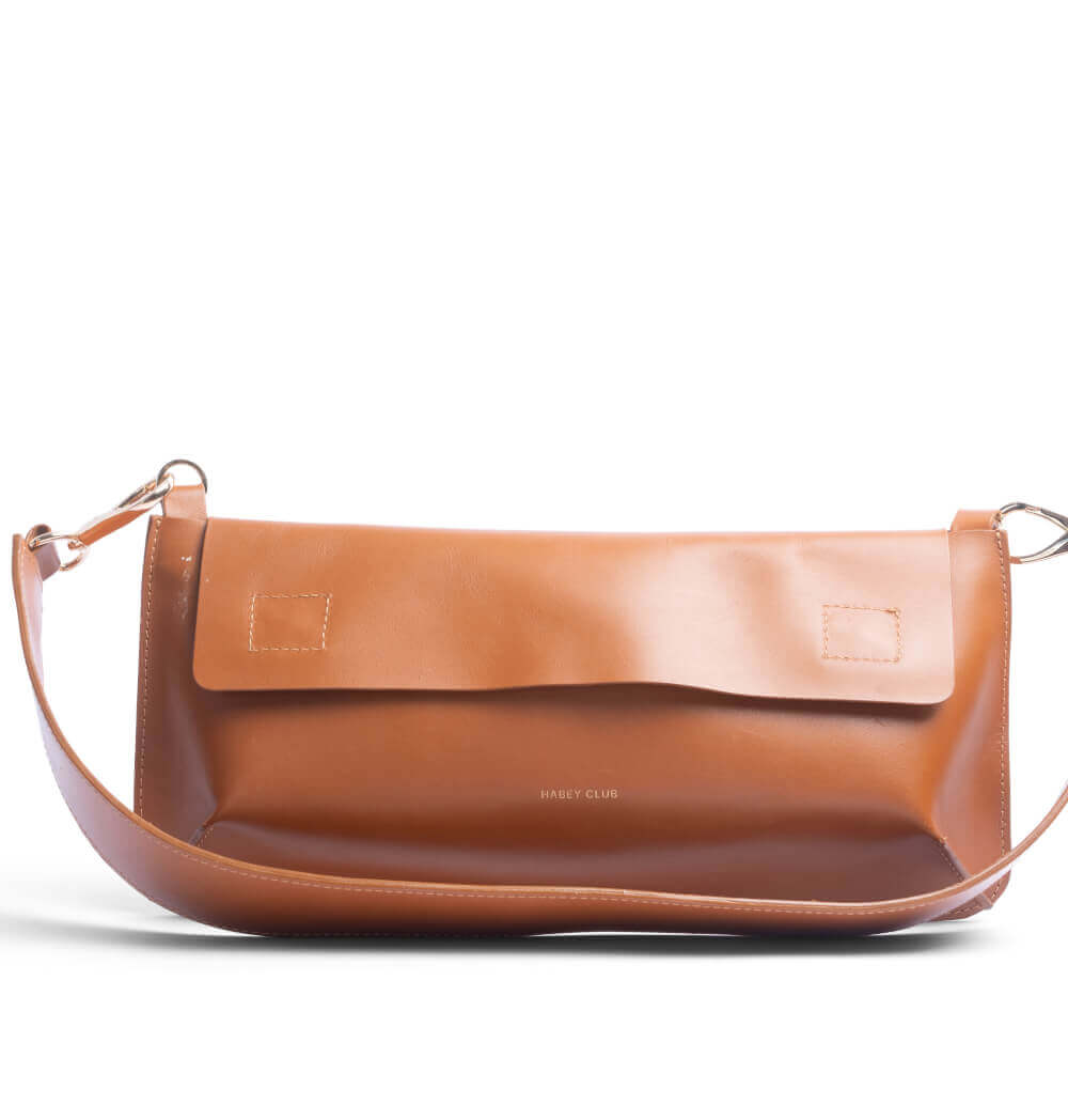 Edie Bagette Bag Marrón | Habey Club